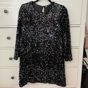 NWT Zara Sequin Dress